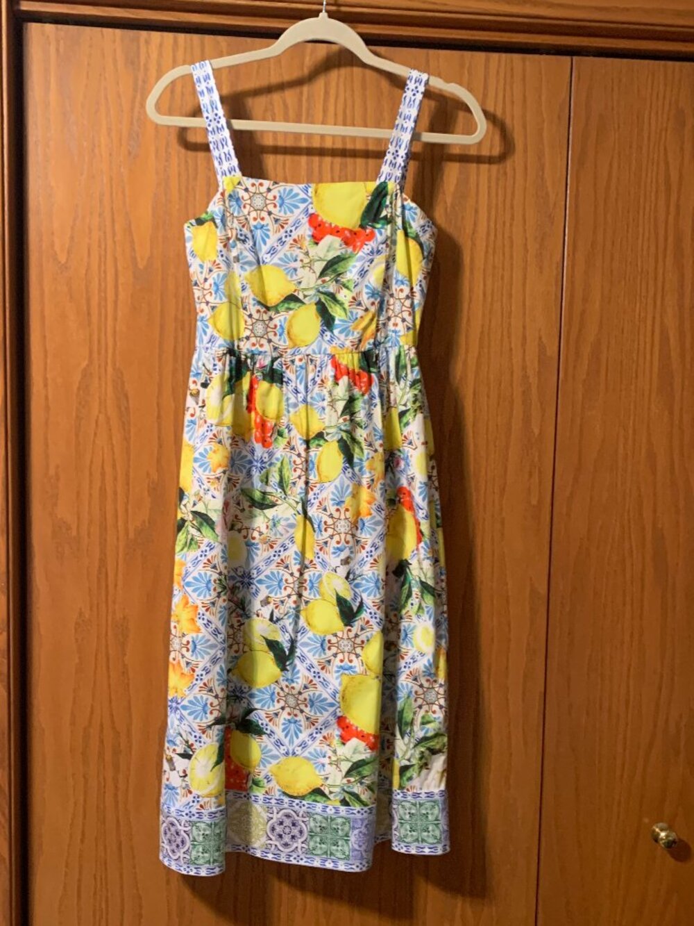 Boston Harbor Lemon Sundress Size 6